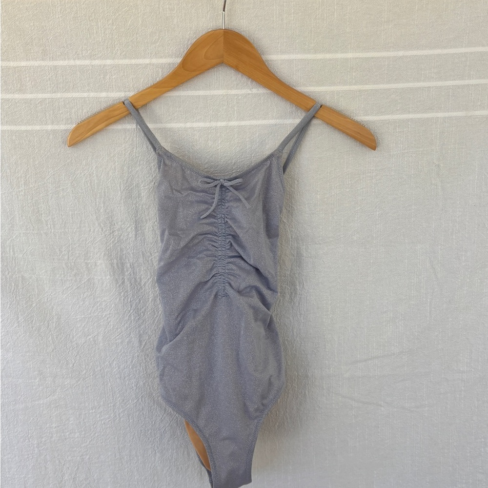 Crew cuts girls sz 10 purple shimmer bathing suit